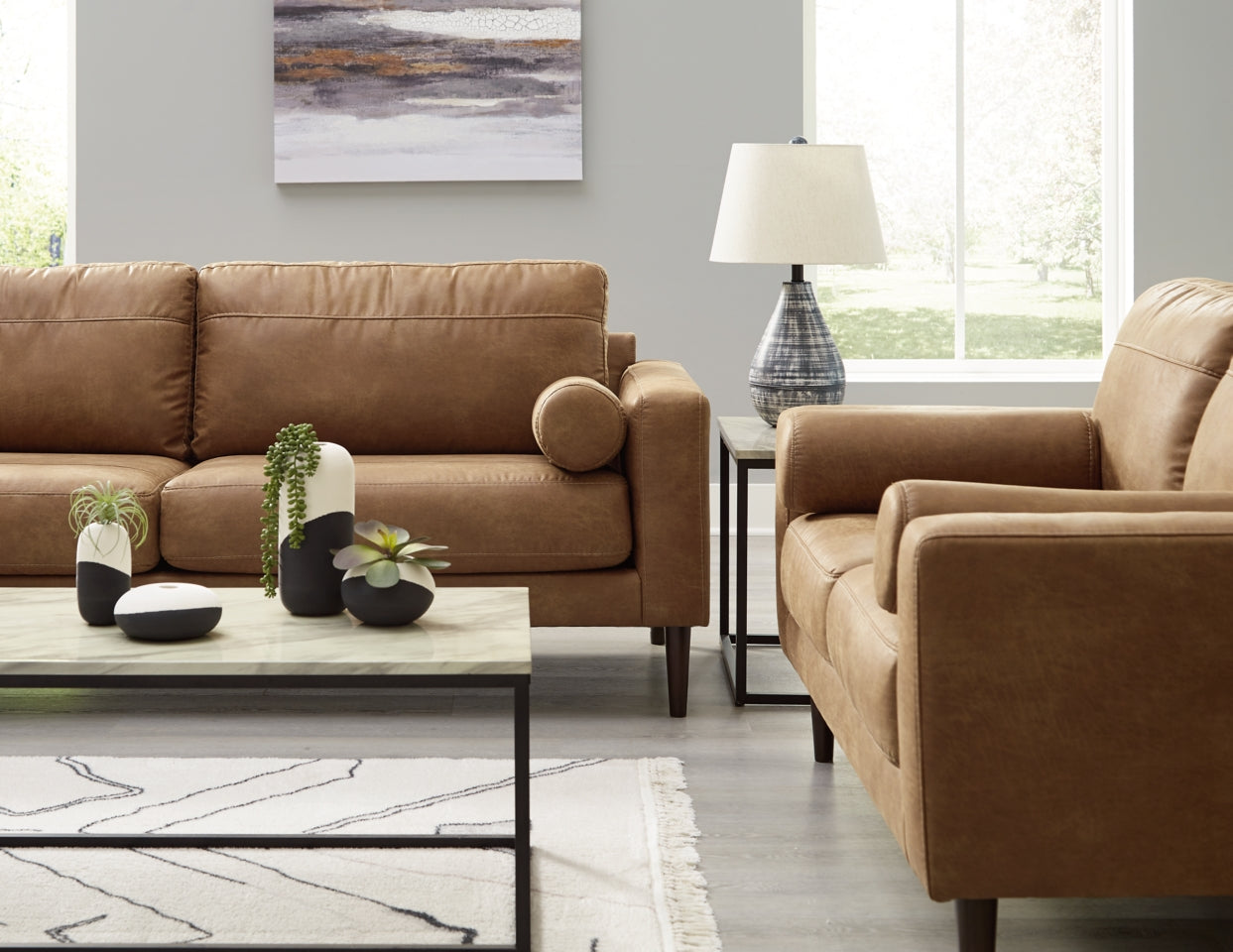 Telora Sofa and Loveseat - MyWaynesHome #