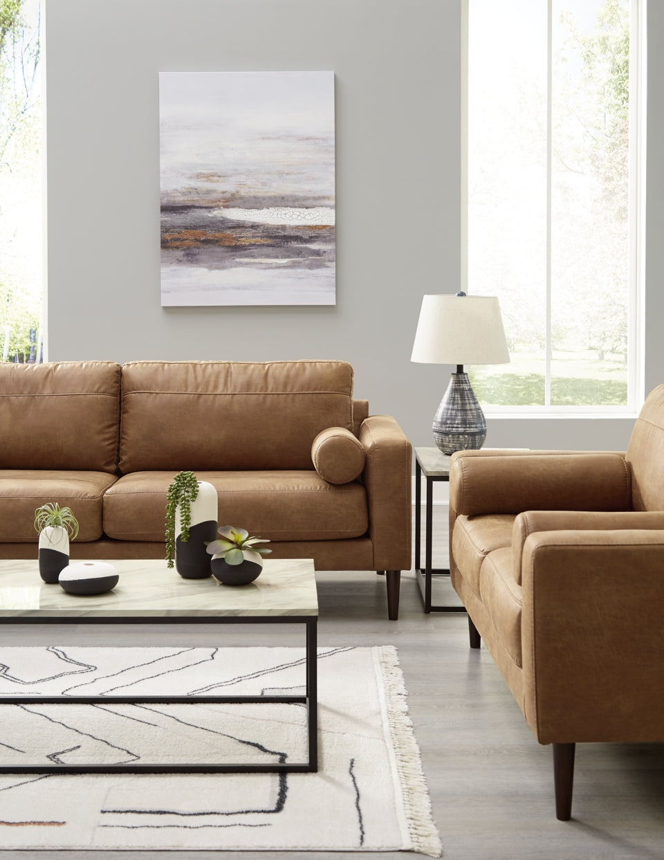 Telora Sofa and Loveseat - MyWaynesHome #