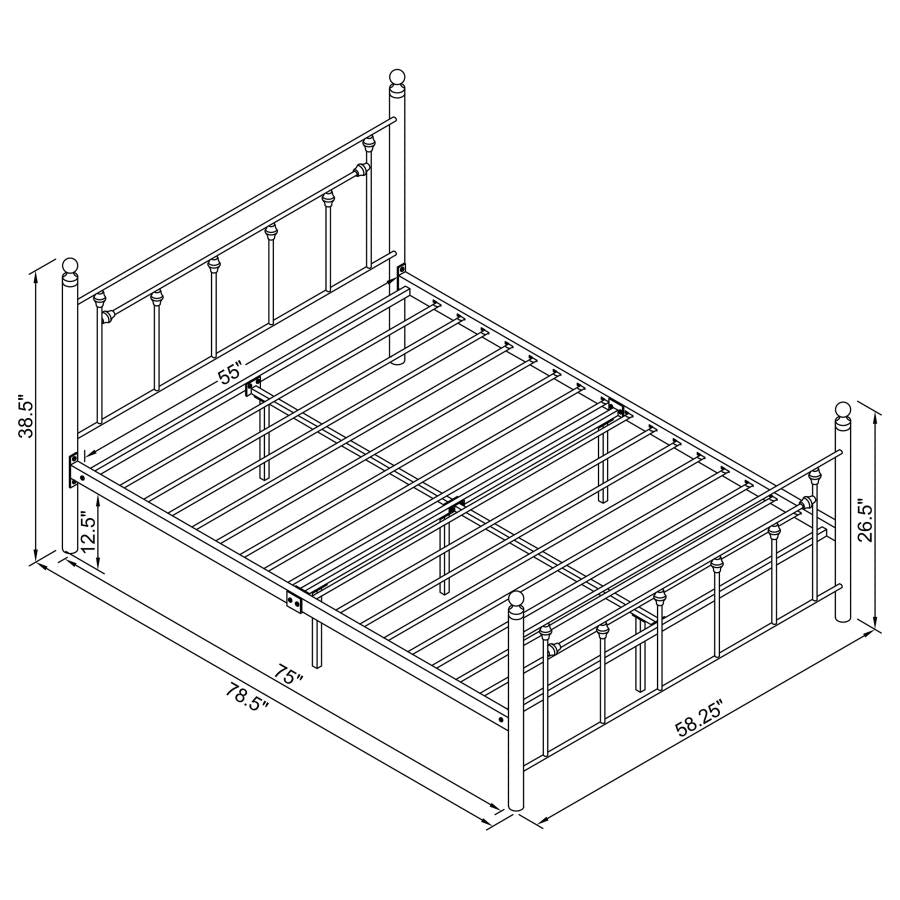 Canon Grey Full Bed - MyWaynesHome #