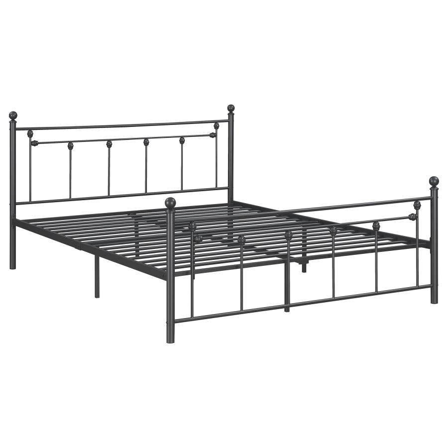 Canon Grey Queen Bed - MyWaynesHome #