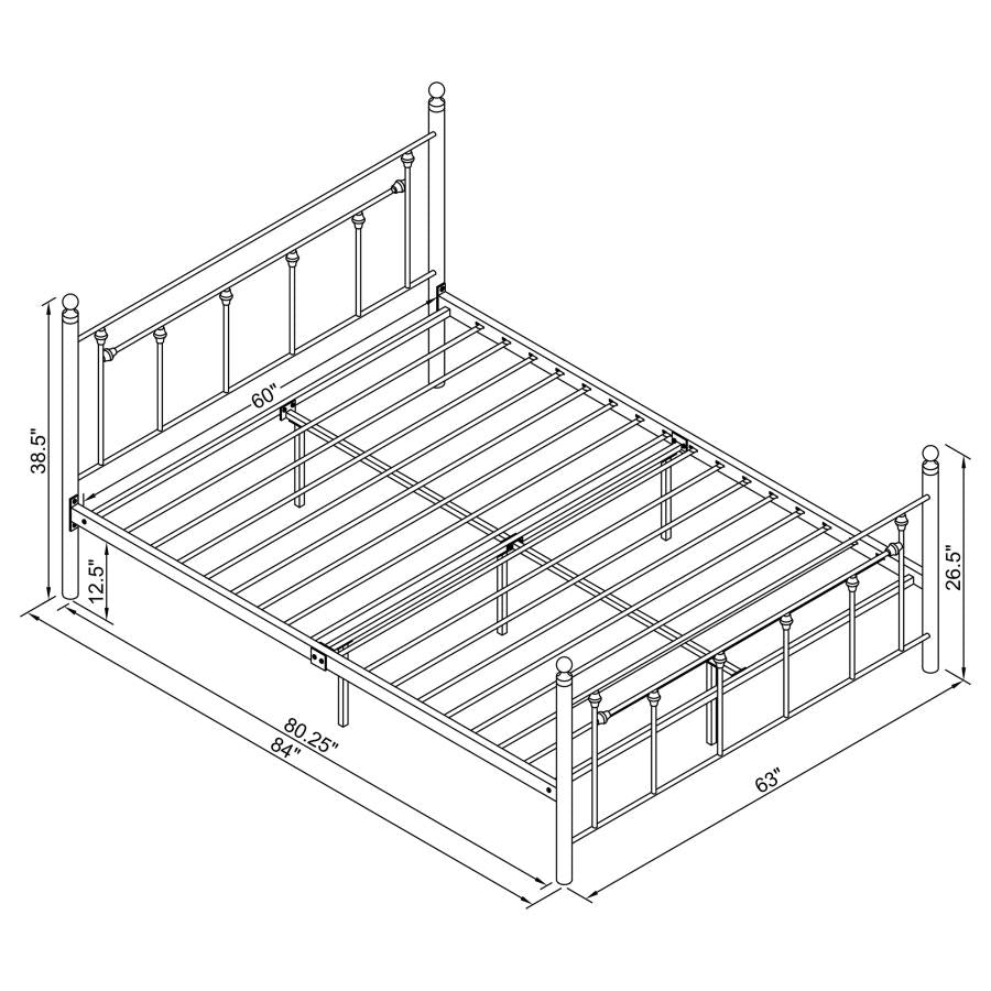 Canon Grey Queen Bed - MyWaynesHome #