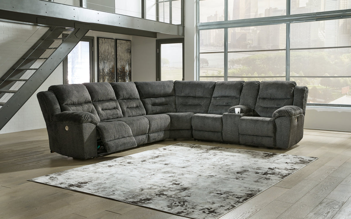 Nettington 4-Piece Power Reclining Sectional - MyWaynesHome #