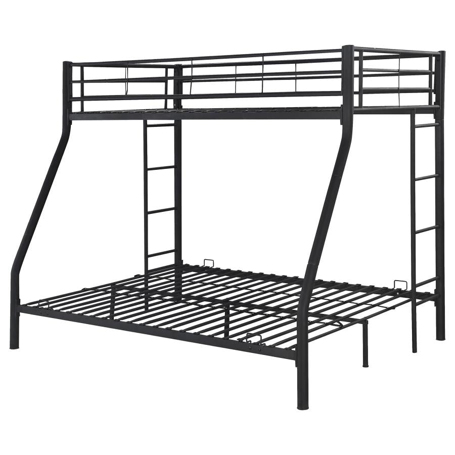 Hayward Black Twin / Full Bunk Bed - MyWaynesHome #