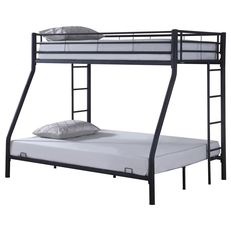 Hayward Black Twin / Full Bunk Bed - MyWaynesHome #