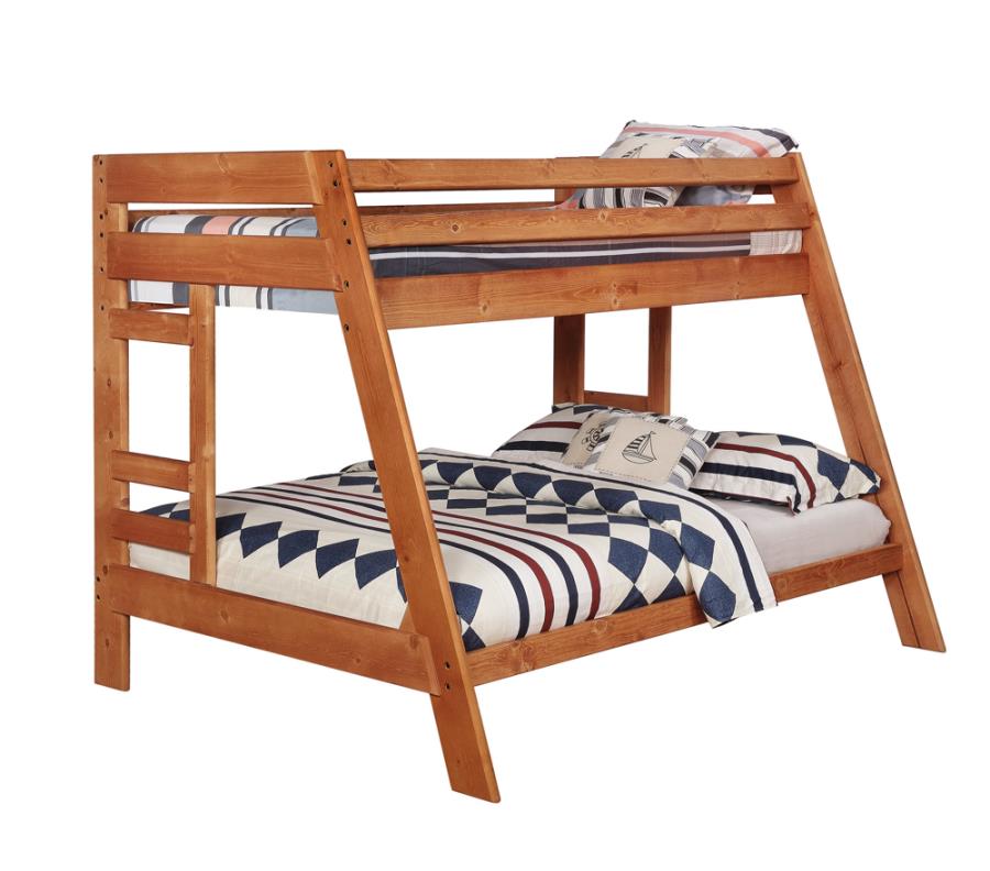 Wrangle Hill Brown Twin / Full Bunk Bed - MyWaynesHome #