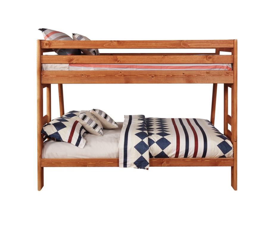 Wrangle Hill Brown Twin / Full Bunk Bed - MyWaynesHome #