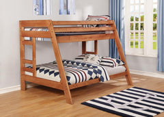 Wrangle Hill Brown Twin / Full Bunk Bed - MyWaynesHome #