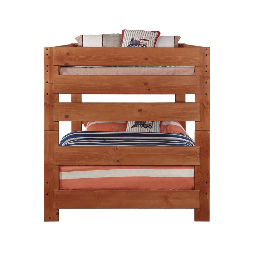 Wrangle Hill Brown Full / Full Bunk Bed - MyWaynesHome #