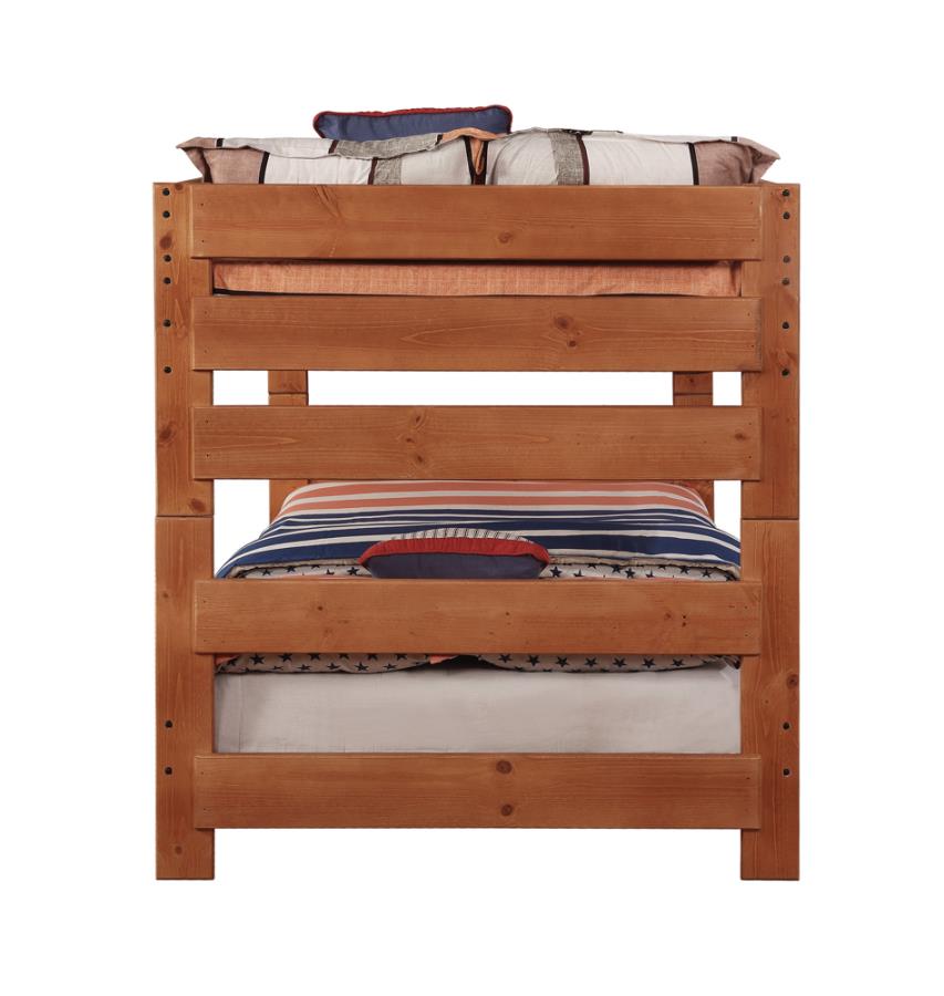 Wrangle Hill Brown Full / Full Bunk Bed - MyWaynesHome #