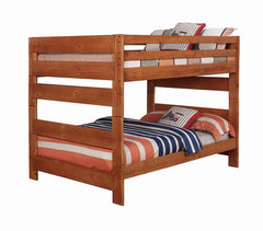 Wrangle Hill Brown Full / Full Bunk Bed - MyWaynesHome #