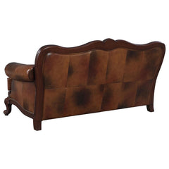 Victoria Brown 2 Pc Sofa Set - MyWaynesHome #