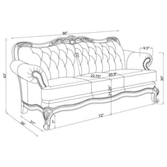 Victoria Brown Sofa - MyWaynesHome #