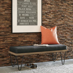 Chad Black Bench - MyWaynesHome #