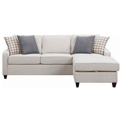 Mcloughlin Ivory Sectional - MyWaynesHome #
