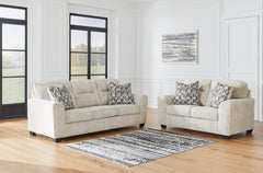 Lonoke Sofa and Loveseat-Parchment - MyWaynesHome #