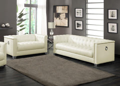 Chaviano Ivory 2 Pc Sofa Set - MyWaynesHome #