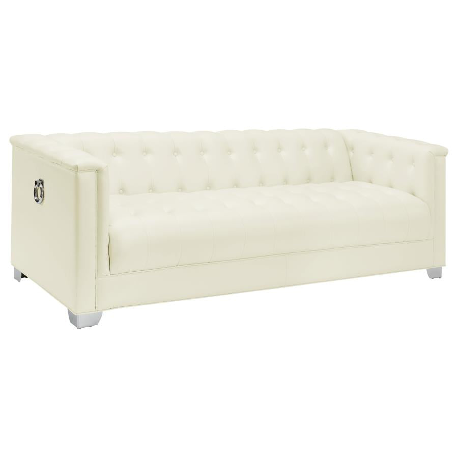 Chaviano Ivory 3 Pc Sofa Set - MyWaynesHome #