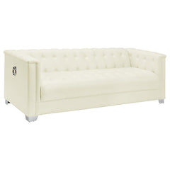 Chaviano Ivory 3 Pc Sofa Set - MyWaynesHome #