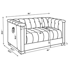 Chaviano Ivory 4 Pc Sofa Set - MyWaynesHome #