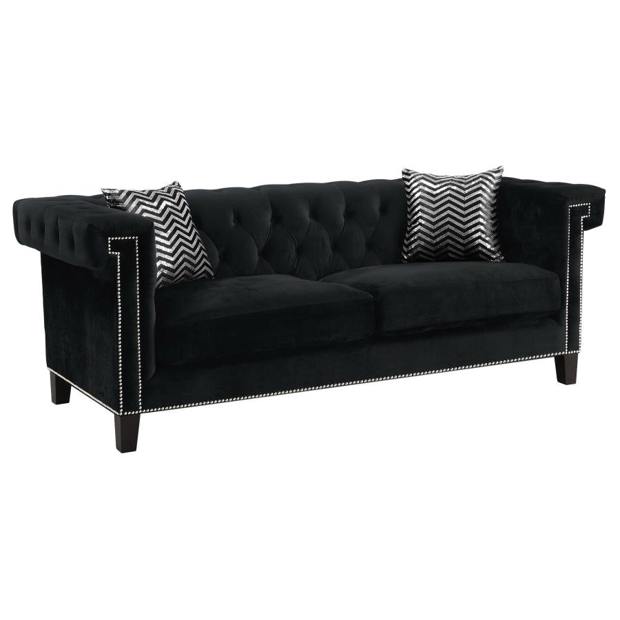Reventlow Black 2 Pc Sofa Set - MyWaynesHome #