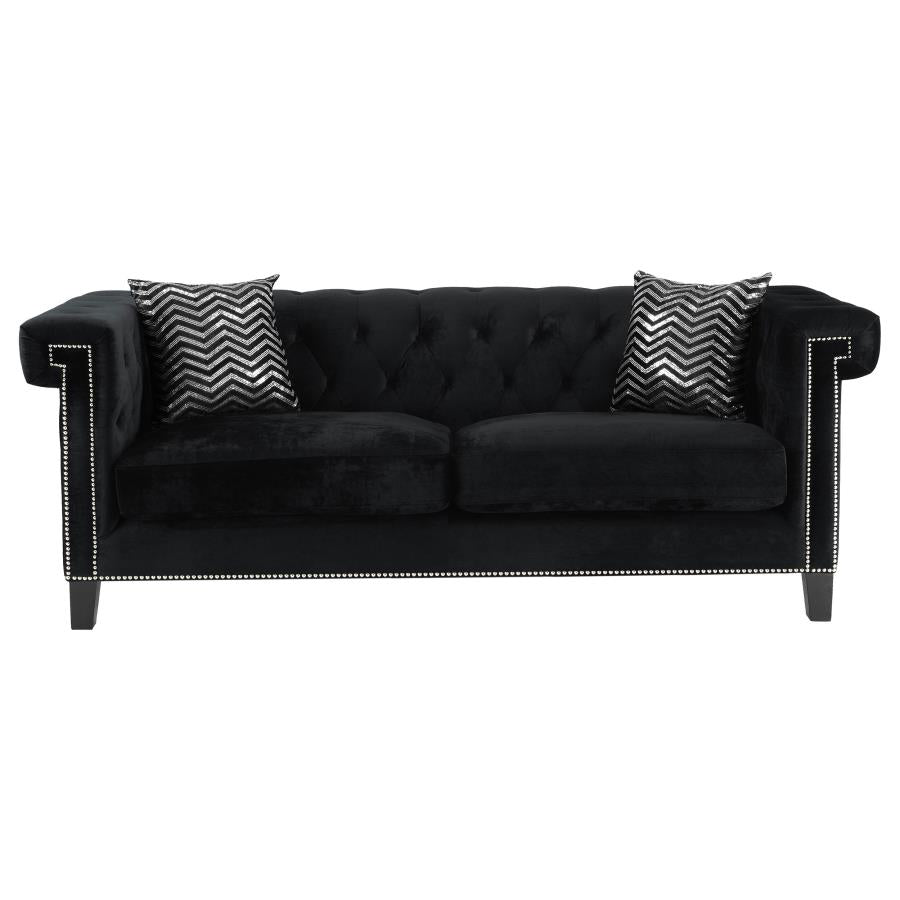 Reventlow Black 2 Pc Sofa Set - MyWaynesHome #