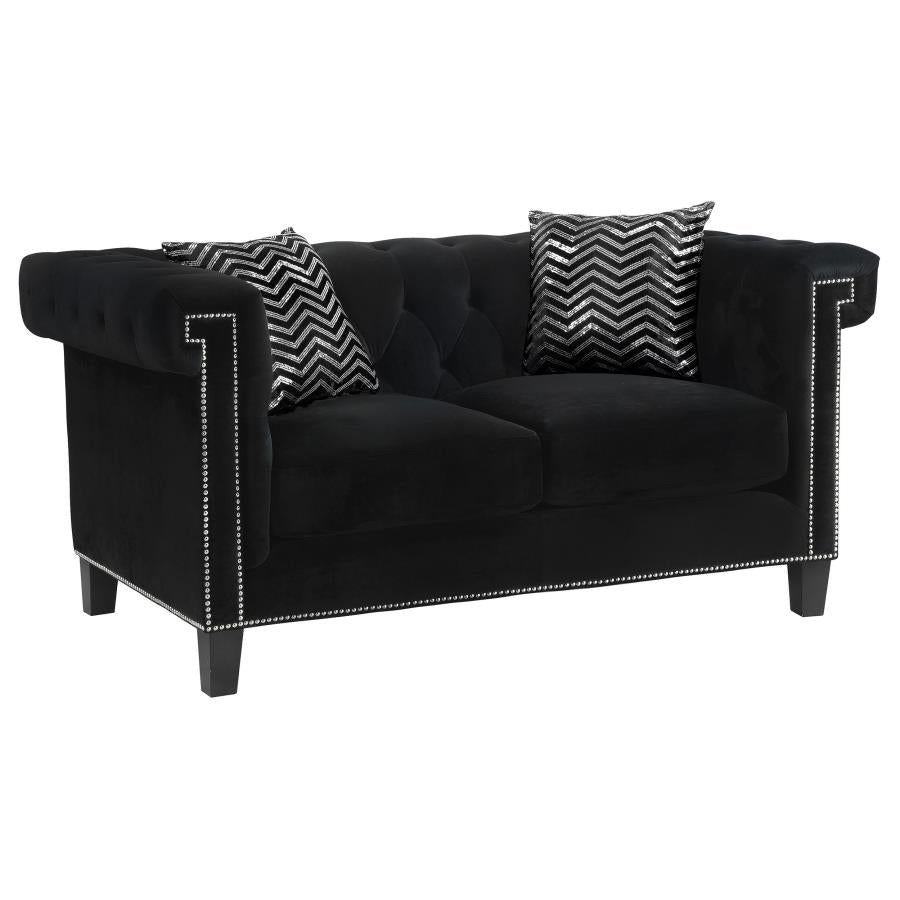 Reventlow Black 2 Pc Sofa Set - MyWaynesHome #