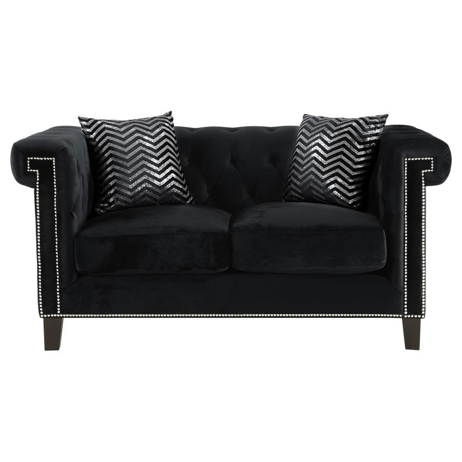 Reventlow Black 2 Pc Sofa Set - MyWaynesHome #
