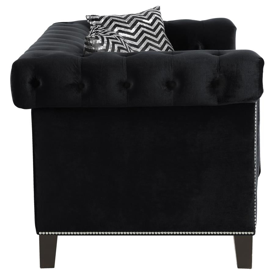 Reventlow Black 2 Pc Sofa Set - MyWaynesHome #
