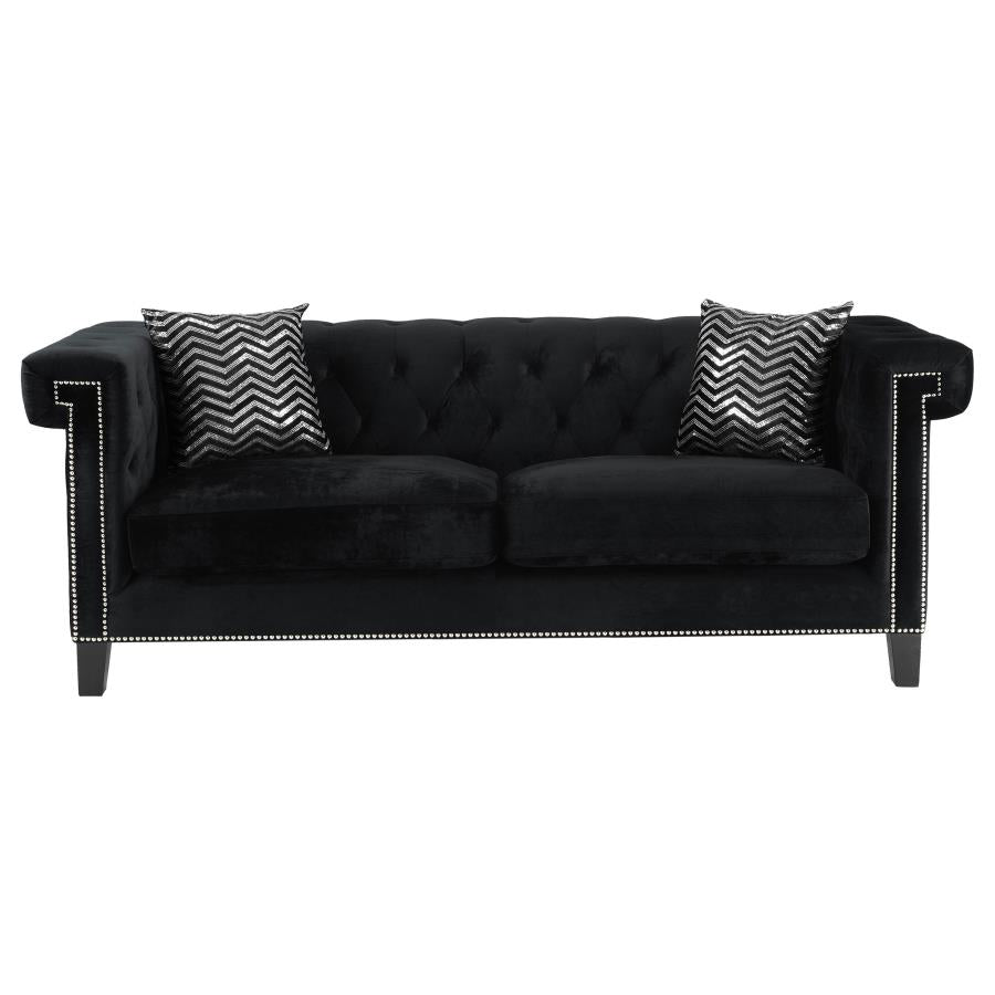 Reventlow Black Sofa - MyWaynesHome #