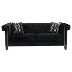 Reventlow Black Sofa - MyWaynesHome #