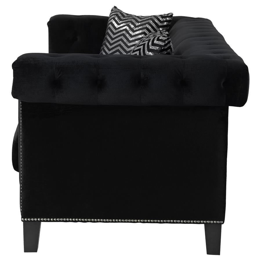 Reventlow Black Sofa - MyWaynesHome #