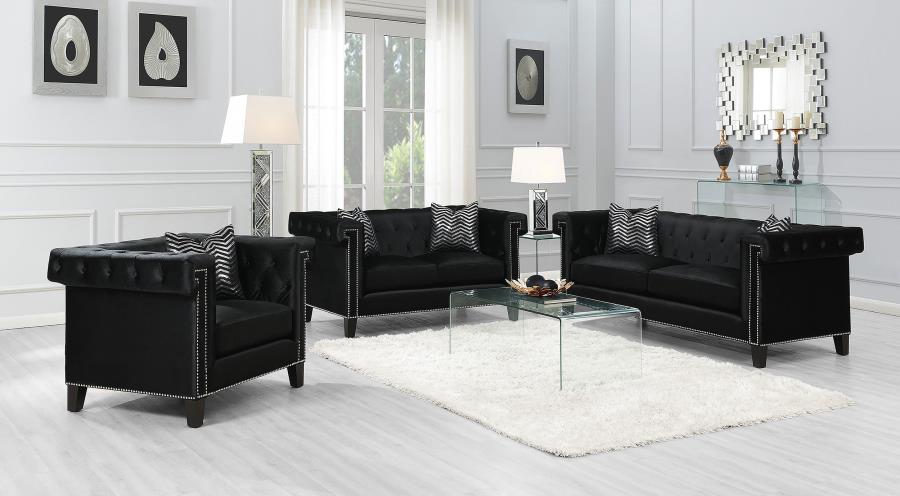 Reventlow Black Sofa - MyWaynesHome #