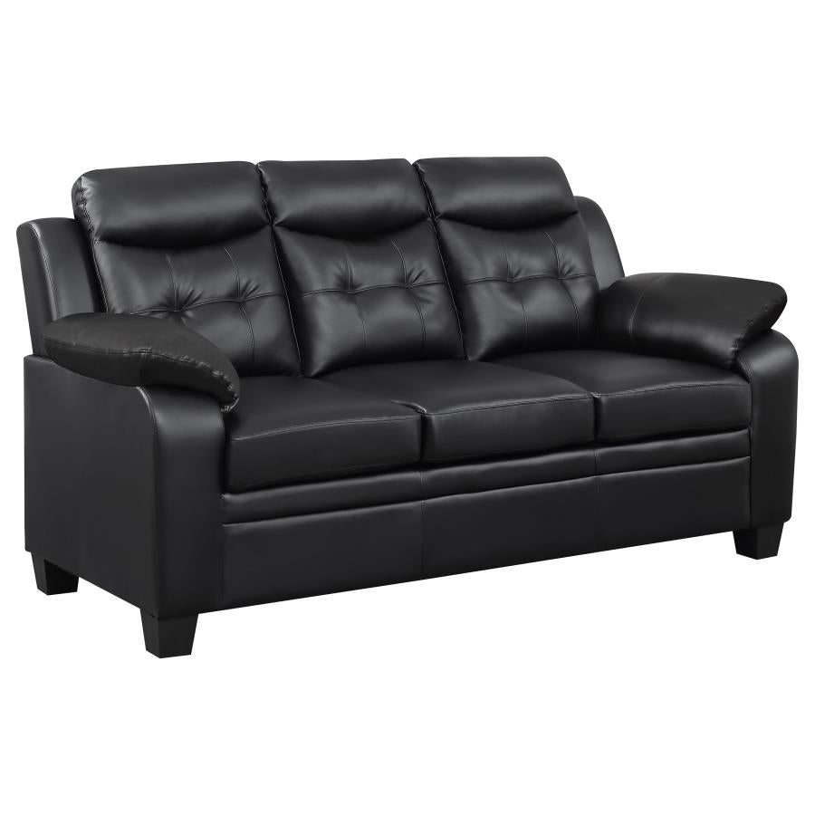 Finley Black 2 Pc Sofa Set - MyWaynesHome #