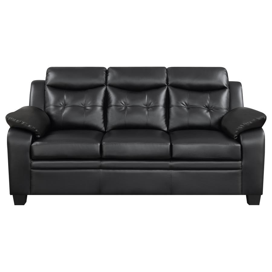 Finley Black 2 Pc Sofa Set - MyWaynesHome #