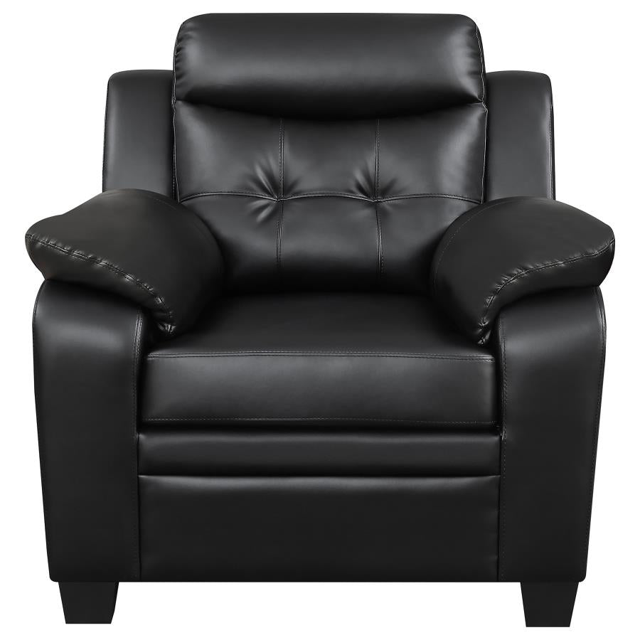 Finley Black 3 Pc Sofa Set - MyWaynesHome #