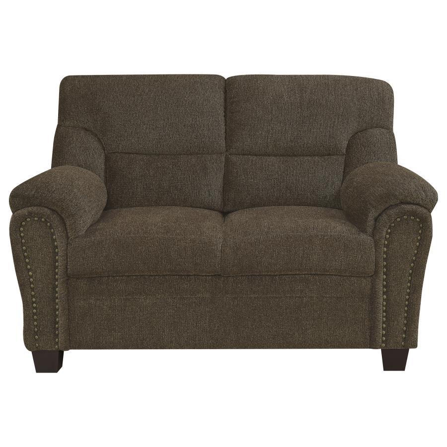 Clementine Brown 2 Pc Sofa Set - MyWaynesHome #