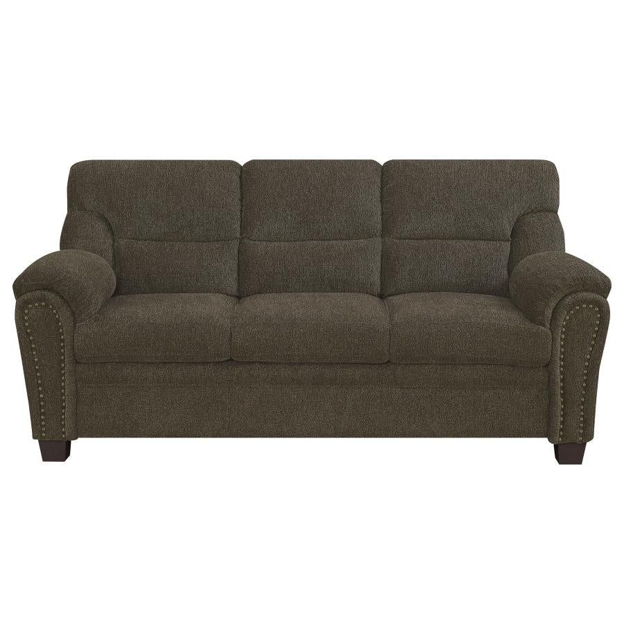 Clementine Brown Sofa - MyWaynesHome #