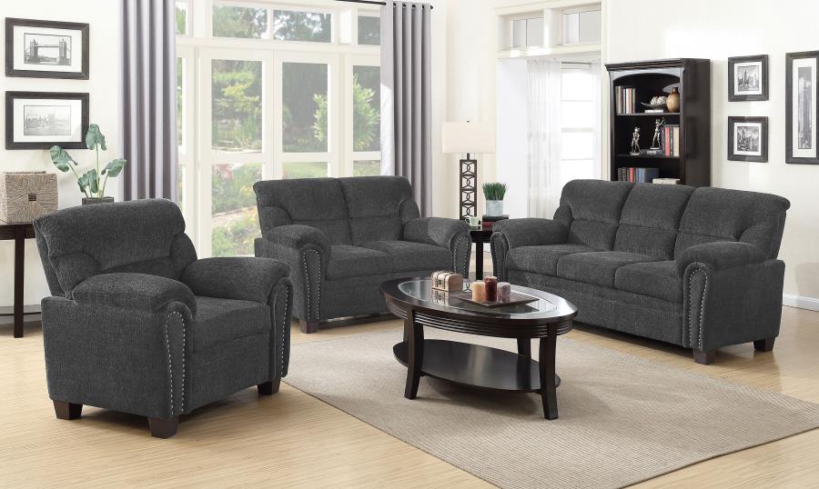 Clementine Grey Loveseat - MyWaynesHome #