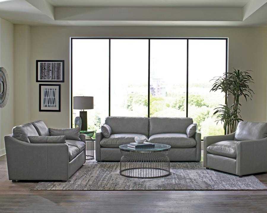 Grayson Grey Loveseat - MyWaynesHome #