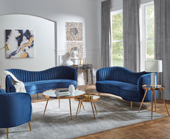 Sophia Blue 2 Pc Sofa Set - MyWaynesHome #