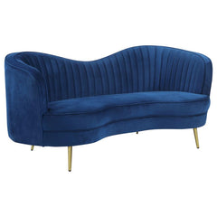 Sophia Blue Loveseat - MyWaynesHome #