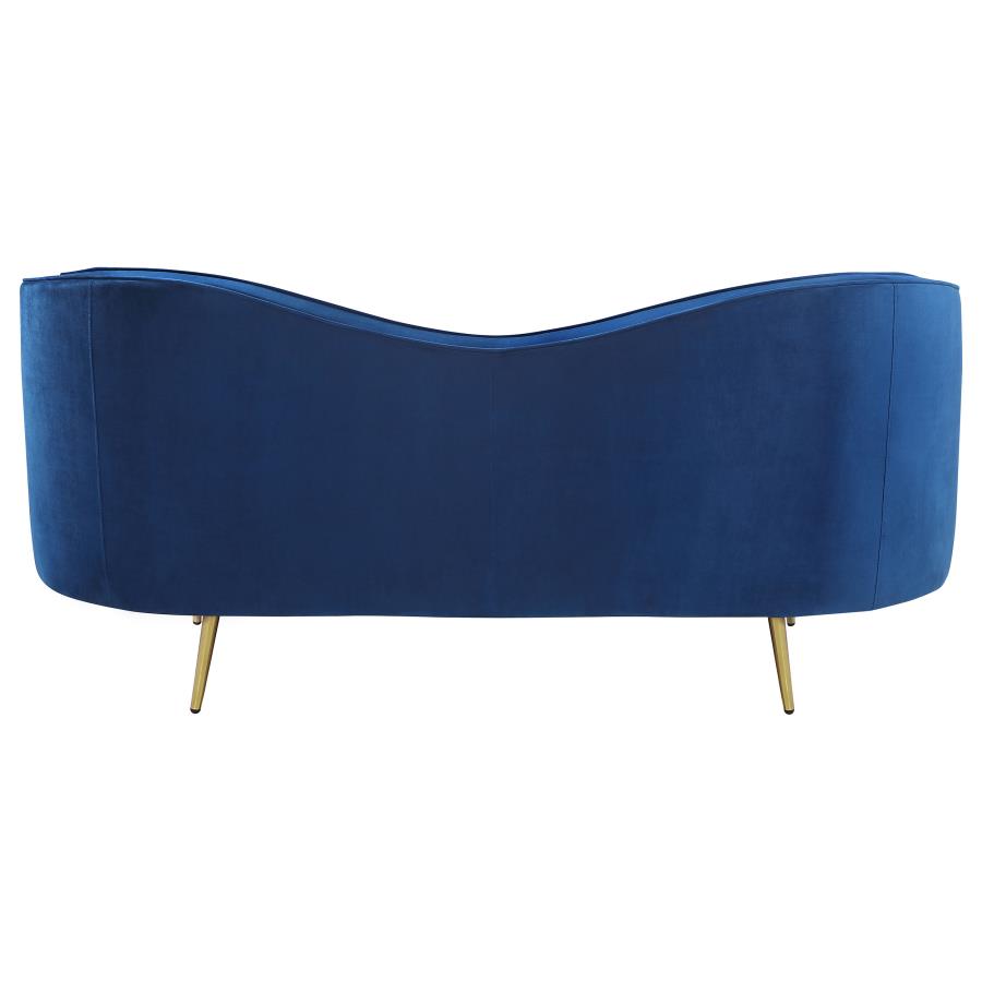 Sophia Blue Loveseat - MyWaynesHome #