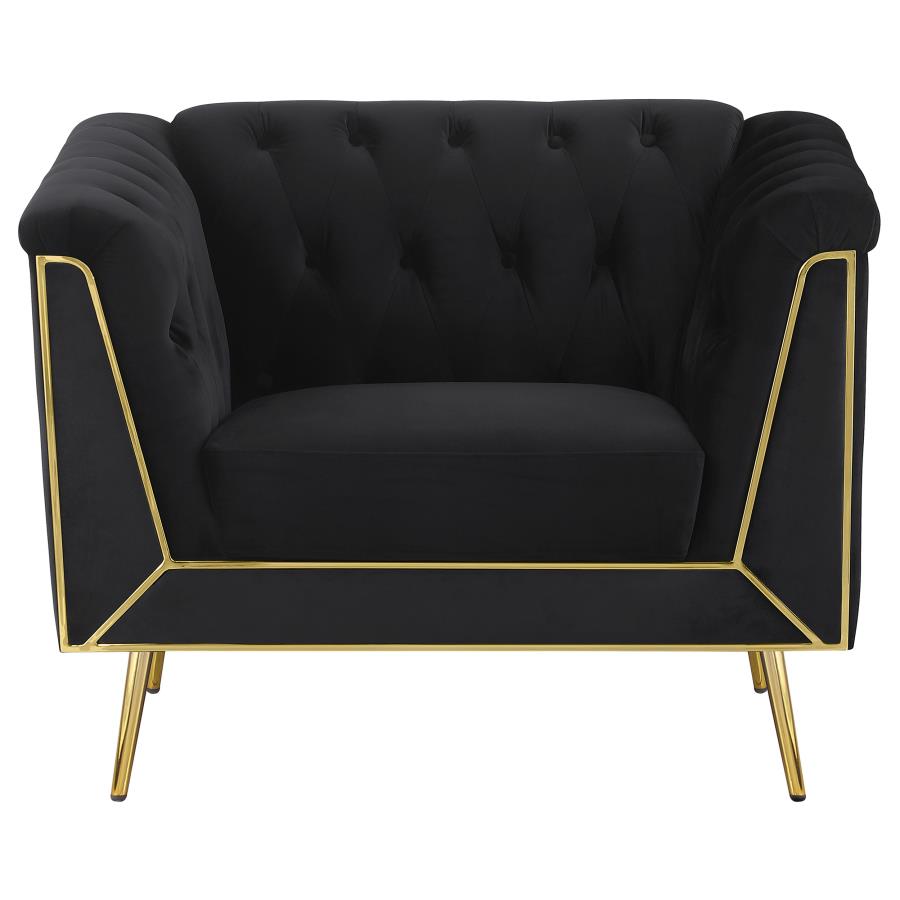 Holly Black Chair - MyWaynesHome #