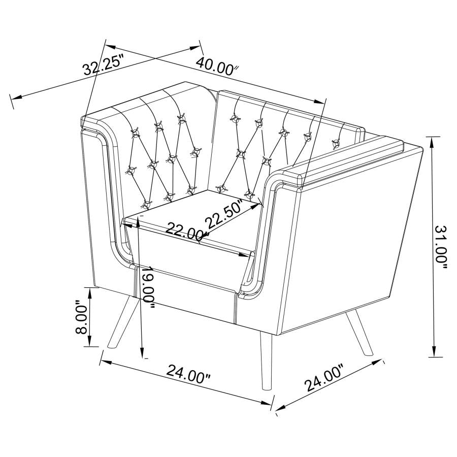 Holly Black Chair - MyWaynesHome #