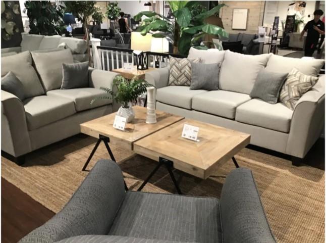 Blue Loveseat - MyWaynesHome #