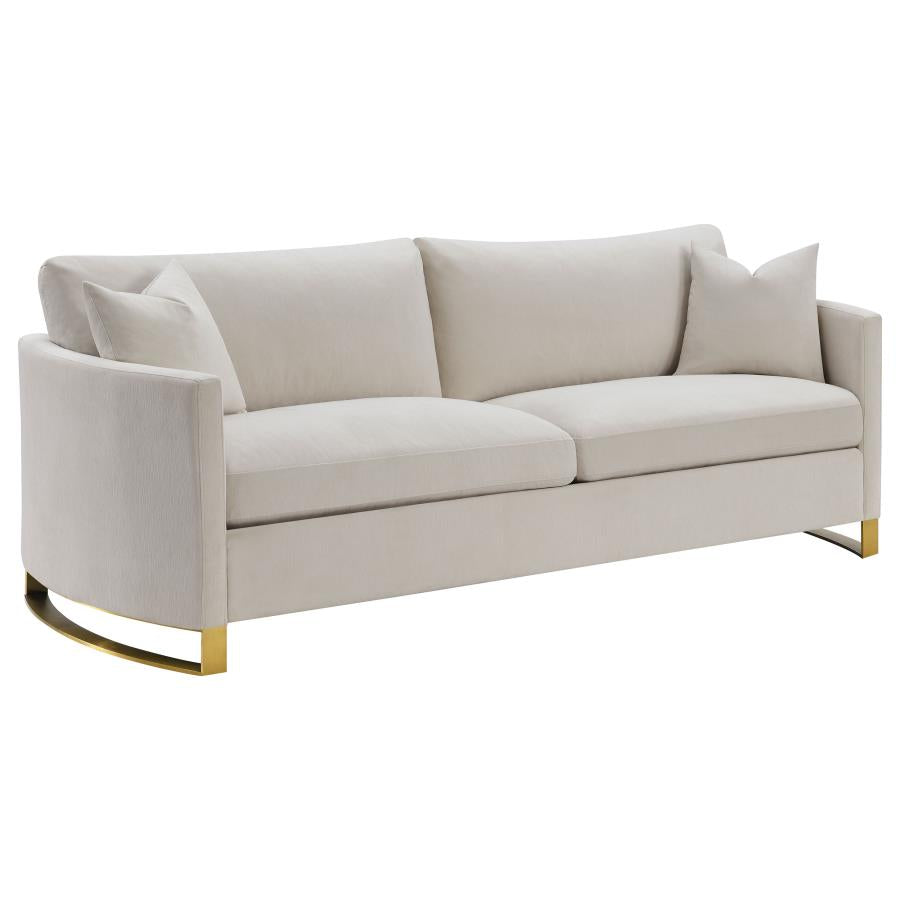 Corliss Beige Sofa - MyWaynesHome #