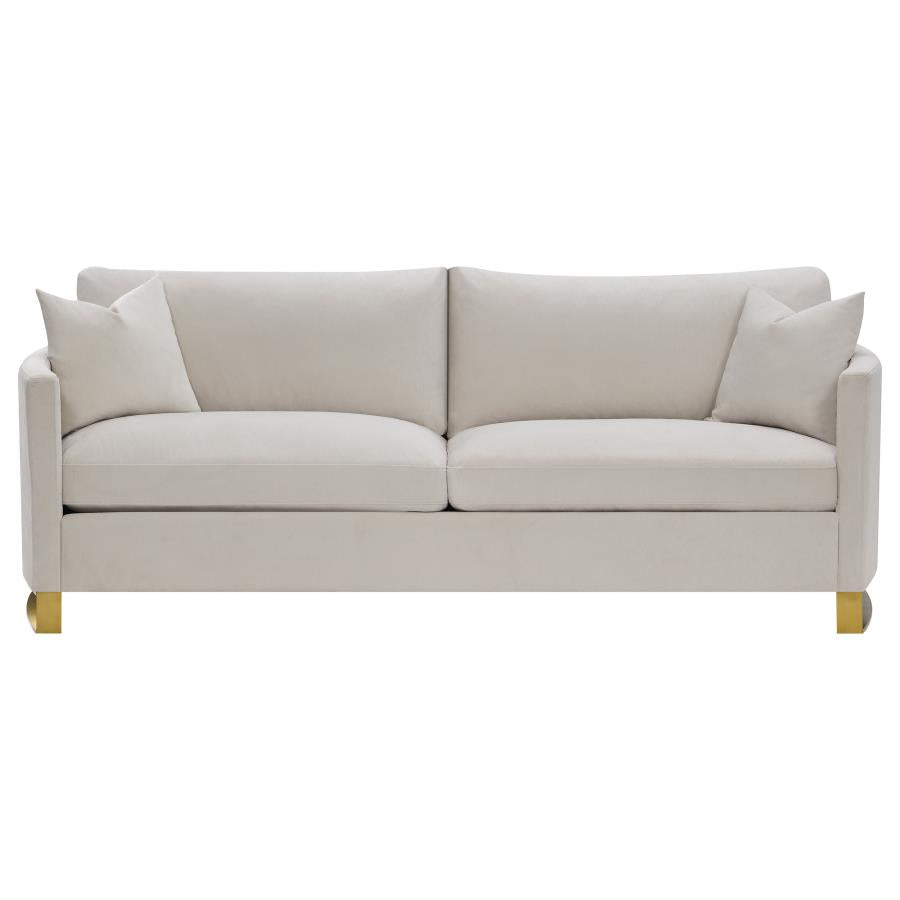 Corliss Beige Sofa - MyWaynesHome #