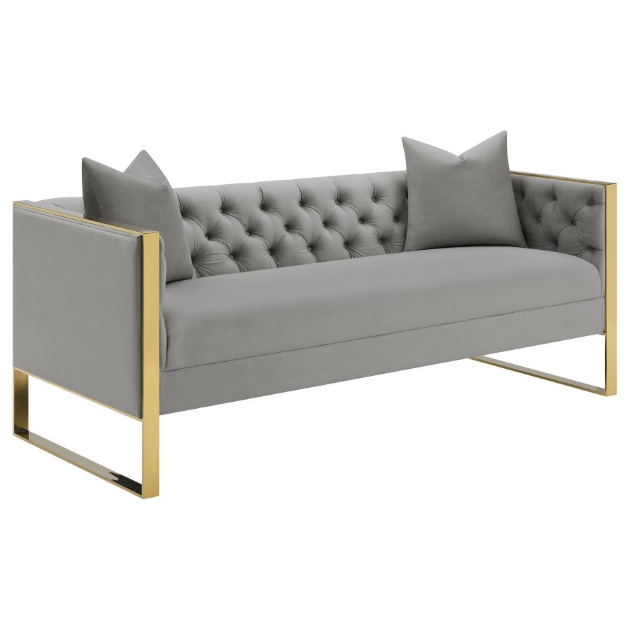 Eastbrook Grey 3 Pc Sofa Set - MyWaynesHome #