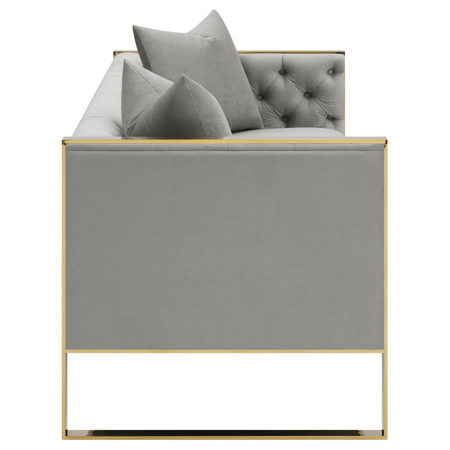 Eastbrook Grey 3 Pc Sofa Set - MyWaynesHome #