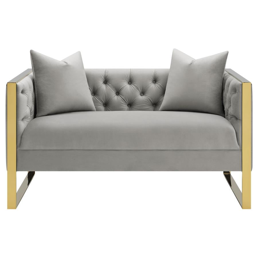 Eastbrook Grey Loveseat - MyWaynesHome #